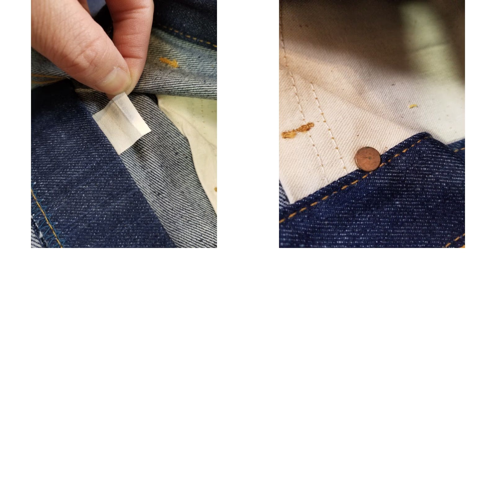 Lee VINTAGE DEADSTOCK 70' LEE TALON ZIPPER BOOTCUT DENIM JEANS PANTS SZ 34Mens Jeans Blue Bootcut 34 32 42 INCH Inside Outside Zipper Lee Talon Size US 34 / EU 50 - 9 Thumbnail