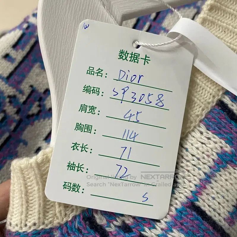 Dior Dior Colorblocked Long Sleeve Sweater for Men . Size US S / EU 44-46 / 1 - 7 Thumbnail
