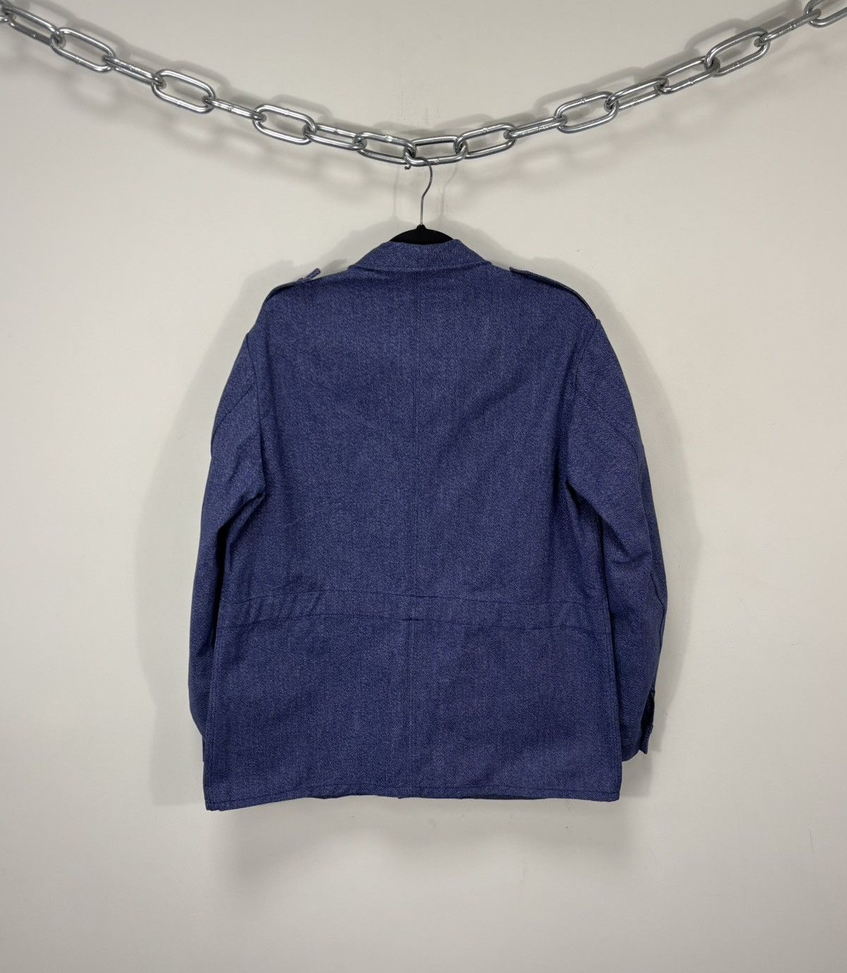 Other Vintage 70s French Workwear Bleu de Travail Jacket & Pants Size US L / EU 52-54 / 3 - 6 Thumbnail
