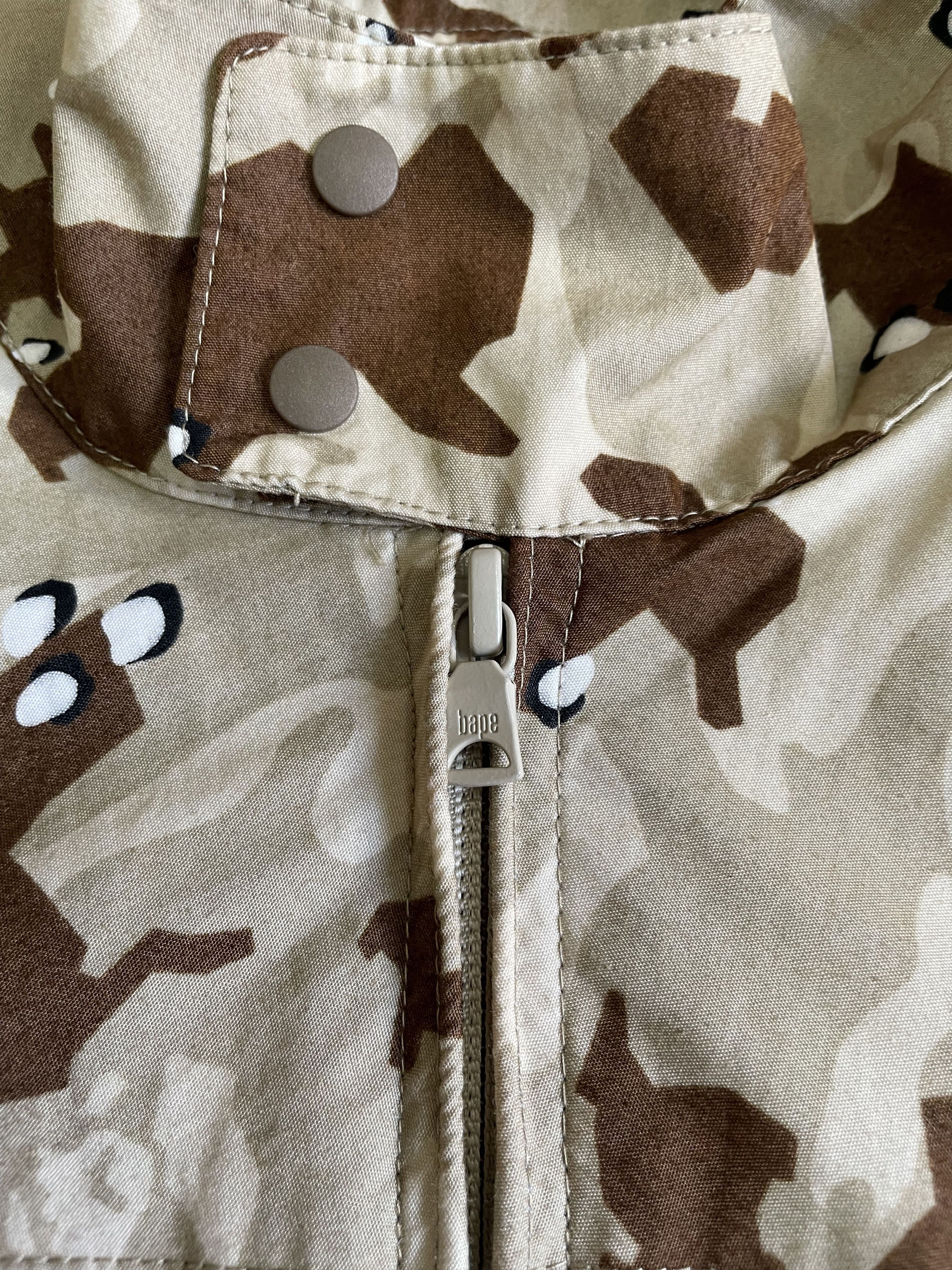 Bape × Stussy BAPE Ill Collaboration Desert Camo Rain Jacket Size US M / EU 48-50 / 2 - 5 Thumbnail