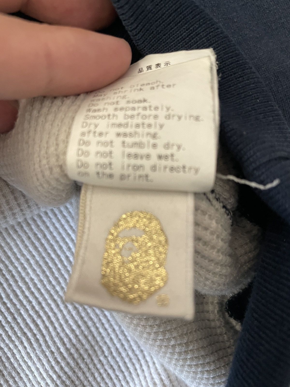 Bape Bape AMNKA Fullzip Thermal zip Size US L / EU 52-54 / 3 - 6 Thumbnail