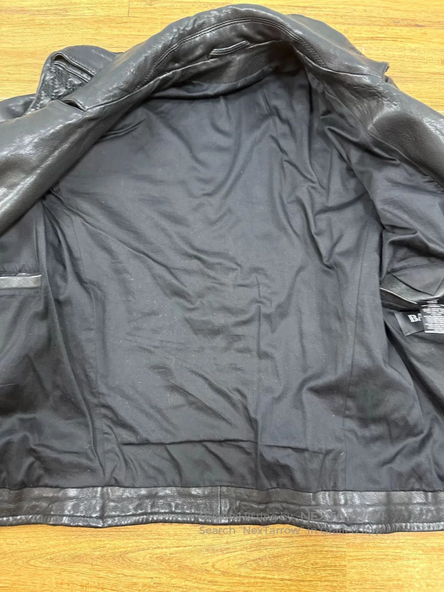 Balmain Balmain Men's Black Leather Biker Jacket. Size US S / EU 44-46 / 1 - 3 Thumbnail