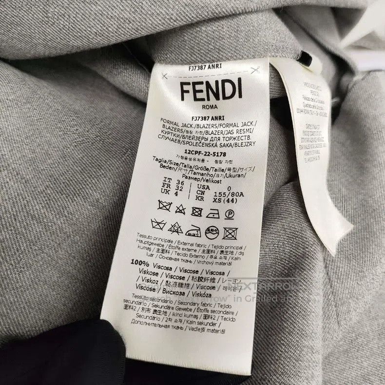 Fendi Fendi Blazer Size XXS / US 00 / IT 34 - 6 Thumbnail