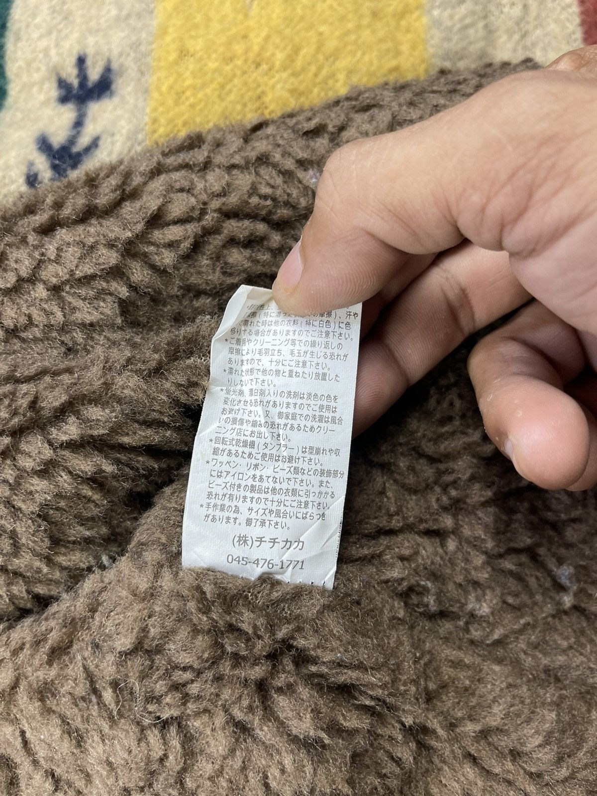 Japanese Brand Titicaca Arrow Native Stripe Double Breasted Hooded Coats Size S / US 4 / IT 40 - 14 Thumbnail