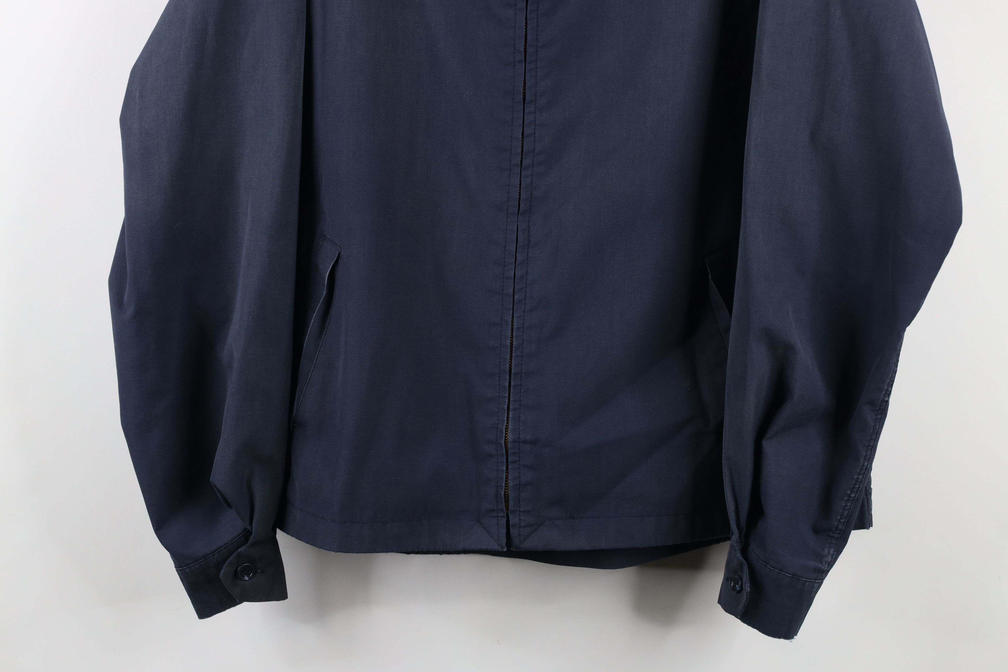 Vintage Vintage 70s Streetwear Full Zip Cafe Racer Bomber Jacket USA Size US XL / EU 56 / 4 - 3 Thumbnail