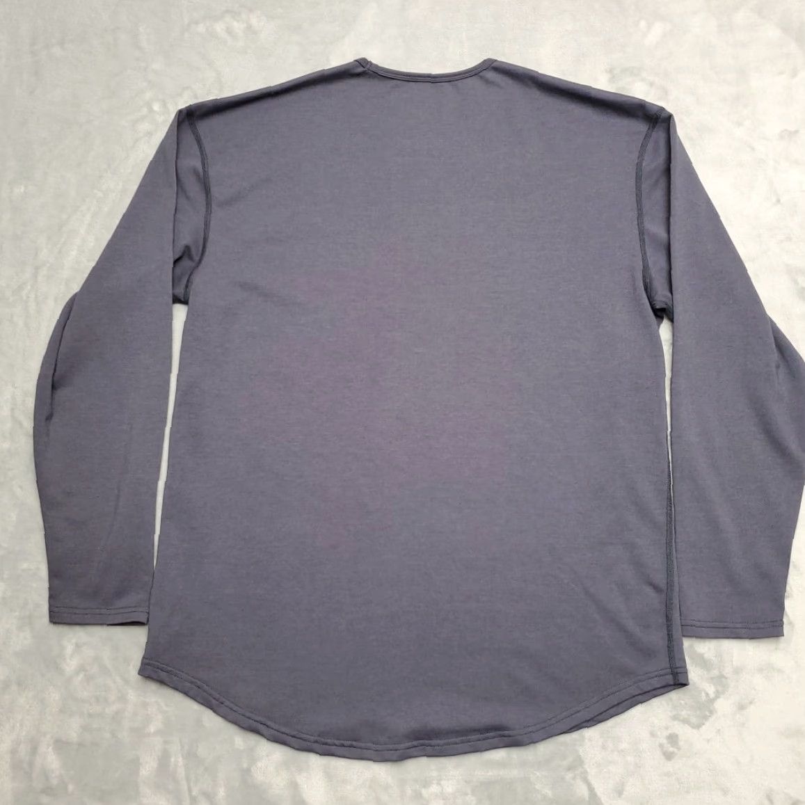 Vintage BYLT Shirt Mens XL Gray Long Sleeve Drop Cut Performance Stretch Athleisure Shirt Mens XL Gray Long Sleeve Performance Stretch BYLT Size US XL / EU 56 / 4 - 4 Thumbnail