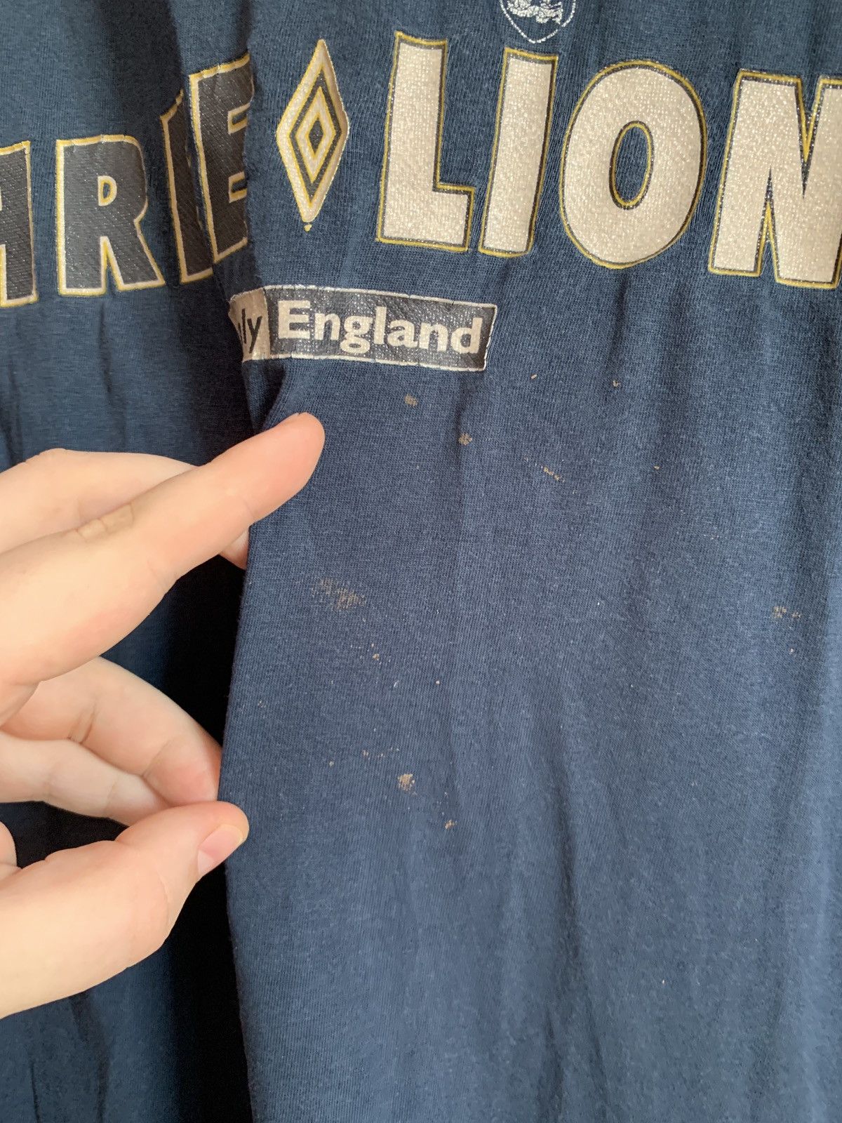 Vintage England Vintage 90s Football Umbro T Shirt Retro Size M Size US M / EU 48-50 / 2 - 9 Thumbnail