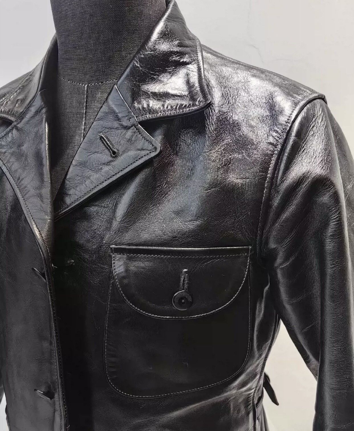Freewheelers Freewheelers classic four cornered leather jacket Size US XXS / EU 40 - 6 Thumbnail