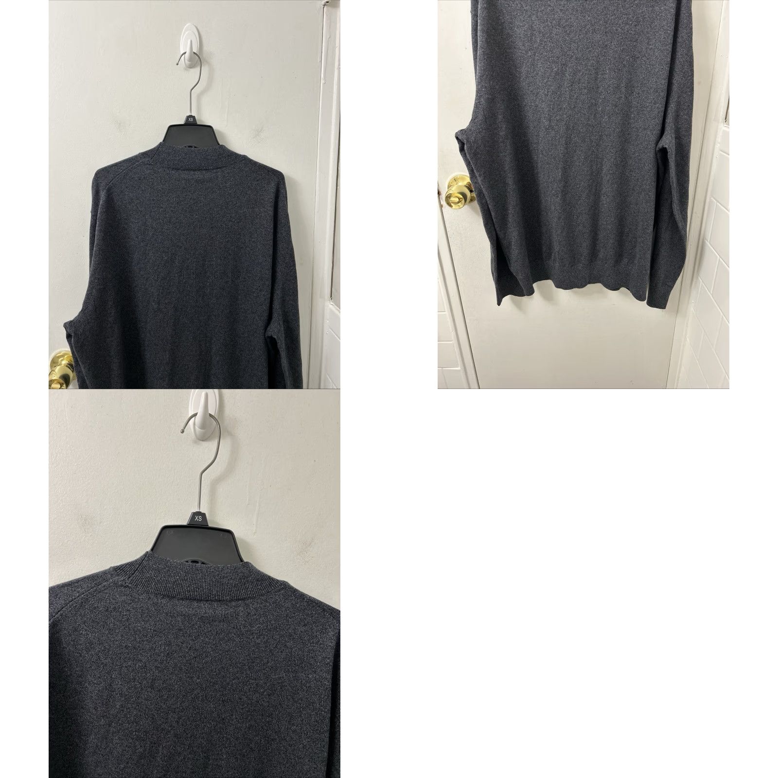 Banana Republic VINTAGE? No. Banana Republic Luxury Blend Sweater Mens XL Silk Cashmere Cotton Mock Neck L/S Size US XL / EU 56 / 4 - 8 Thumbnail