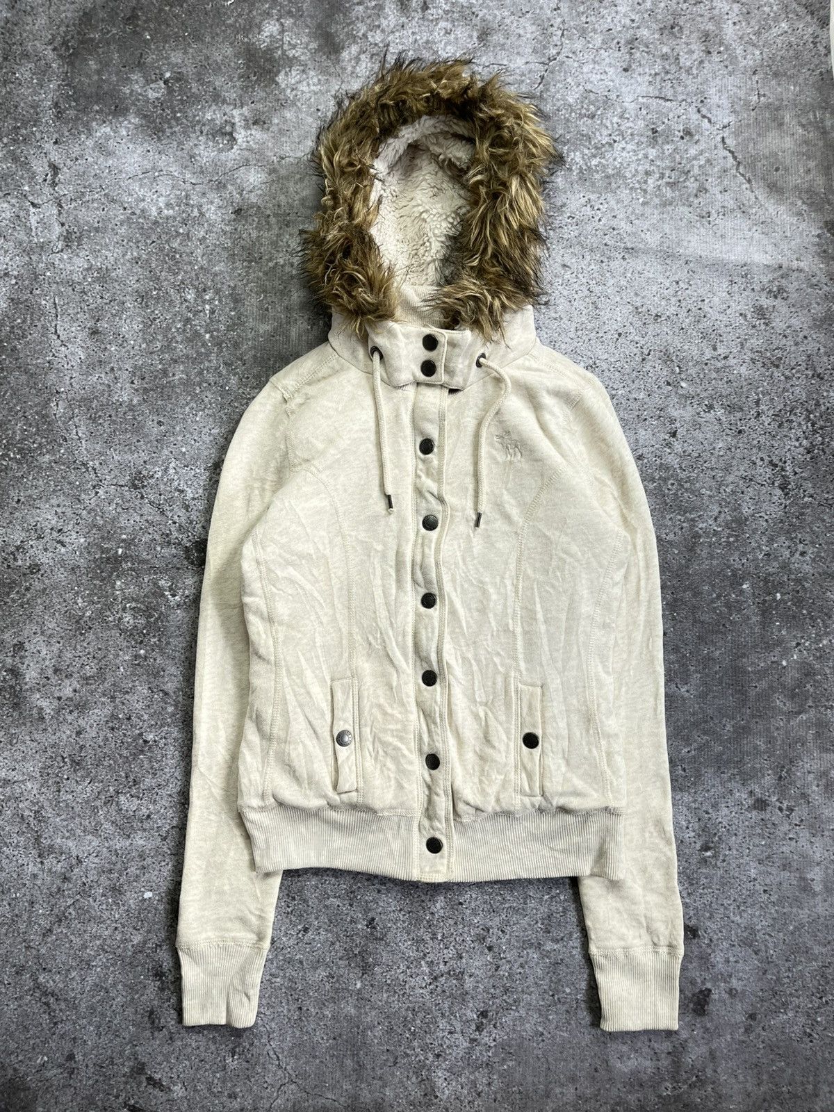 Abercrombie & Fitch Vintage 00s Abercrombie Fitch Sherpa Fur 