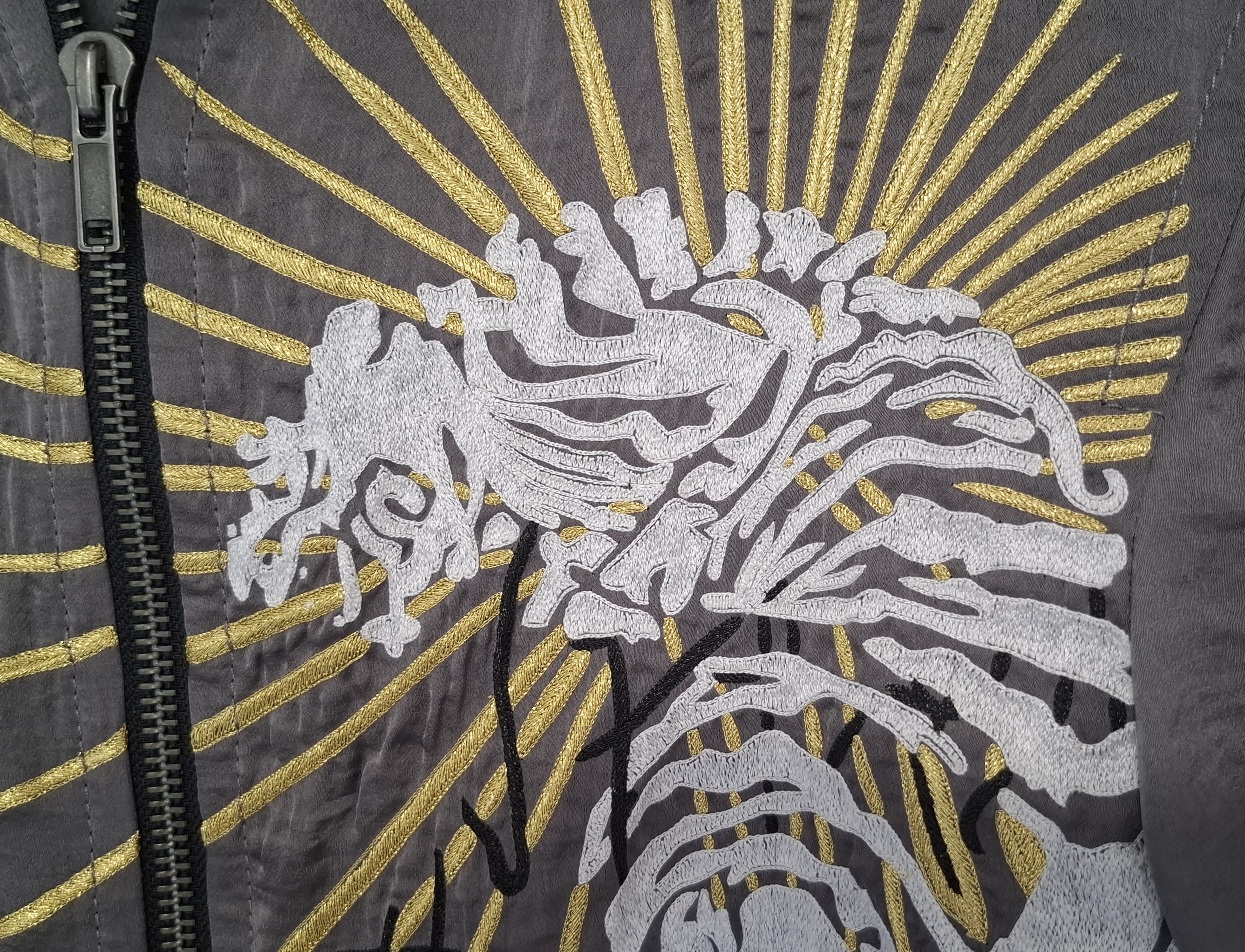 Haider Ackermann Harder Ackerman tiger embroidered jacket Size US L / EU 52-54 / 3 - 3 Thumbnail