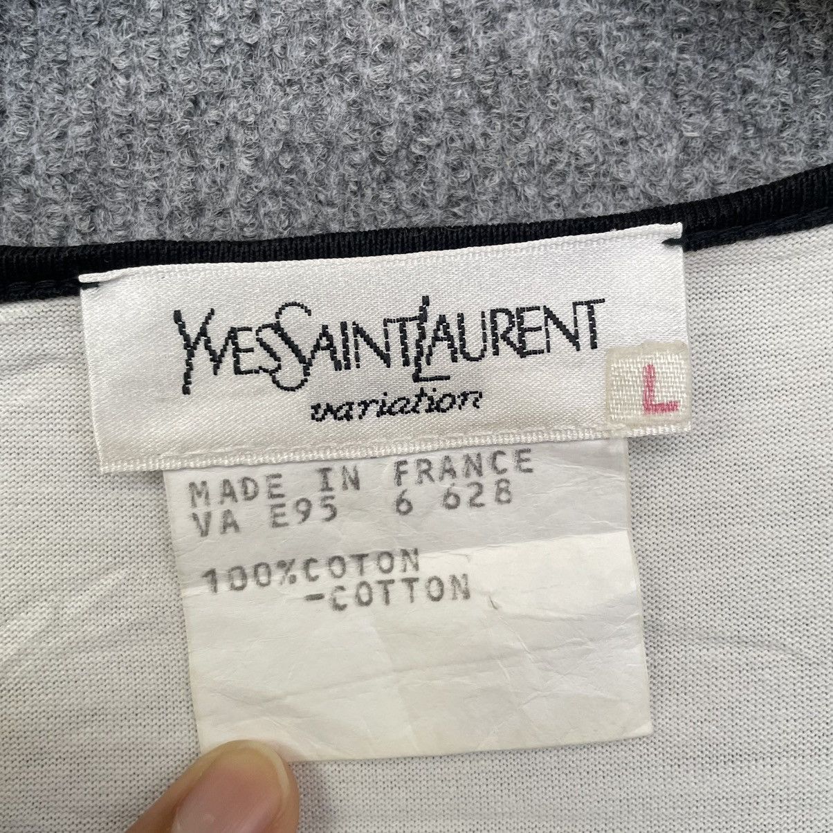 Yves Saint Laurent YSL Embroidery Logo T Shirt Size US L / EU 52-54 / 3 - 3 Thumbnail