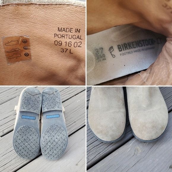 Birkenstock Birkenstock Sarnia Taupe Waxed Suede Leather Slouchy Boho An Size US 6 / IT 36 - 7 Thumbnail