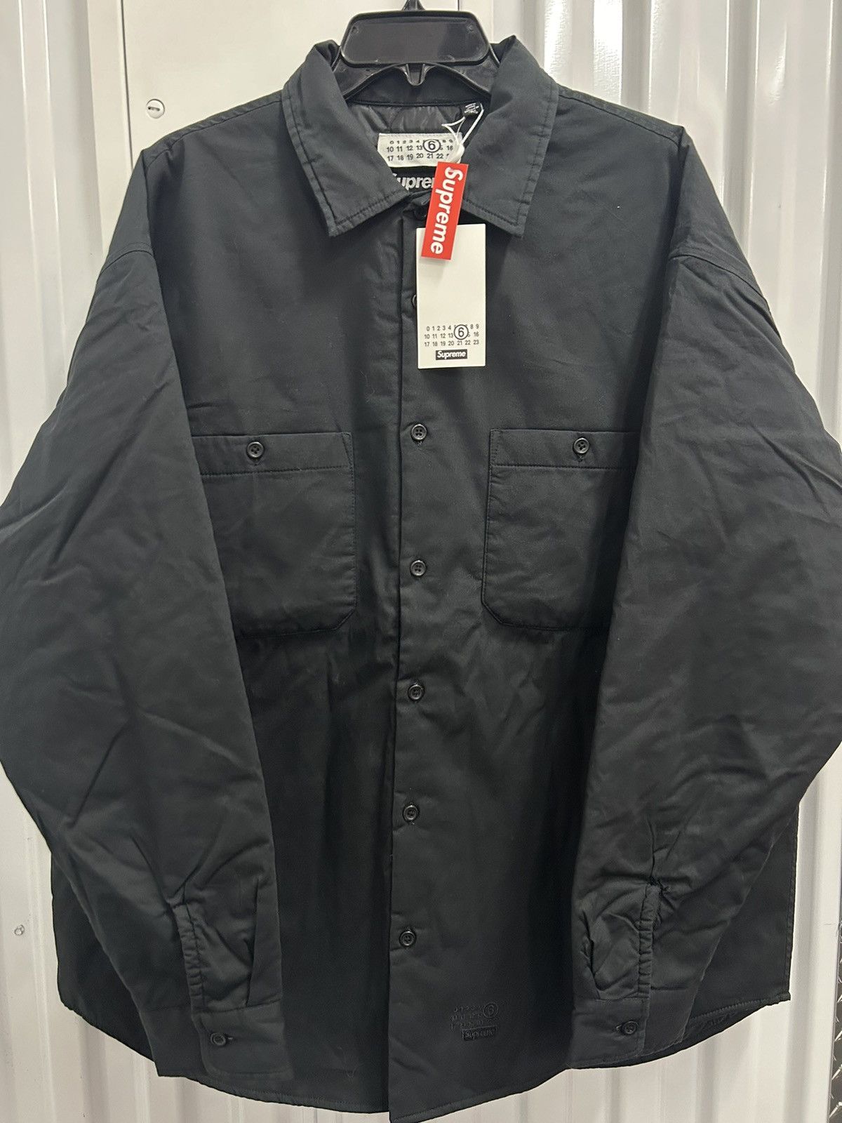 Supreme MM6 Maison Margiela Stripe Shirt Black main image 0