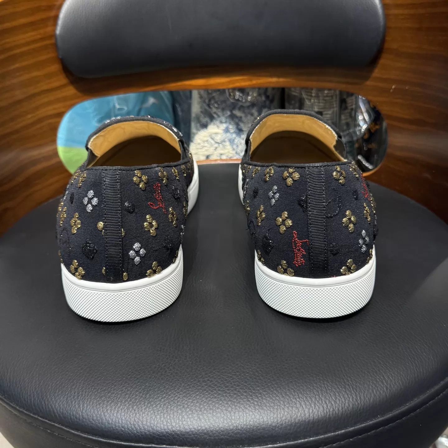 Christian Louboutin Christian Louboutin All Over Print Red Sole Slip On 44 Size US 11 / EU 44 - 3 Thumbnail