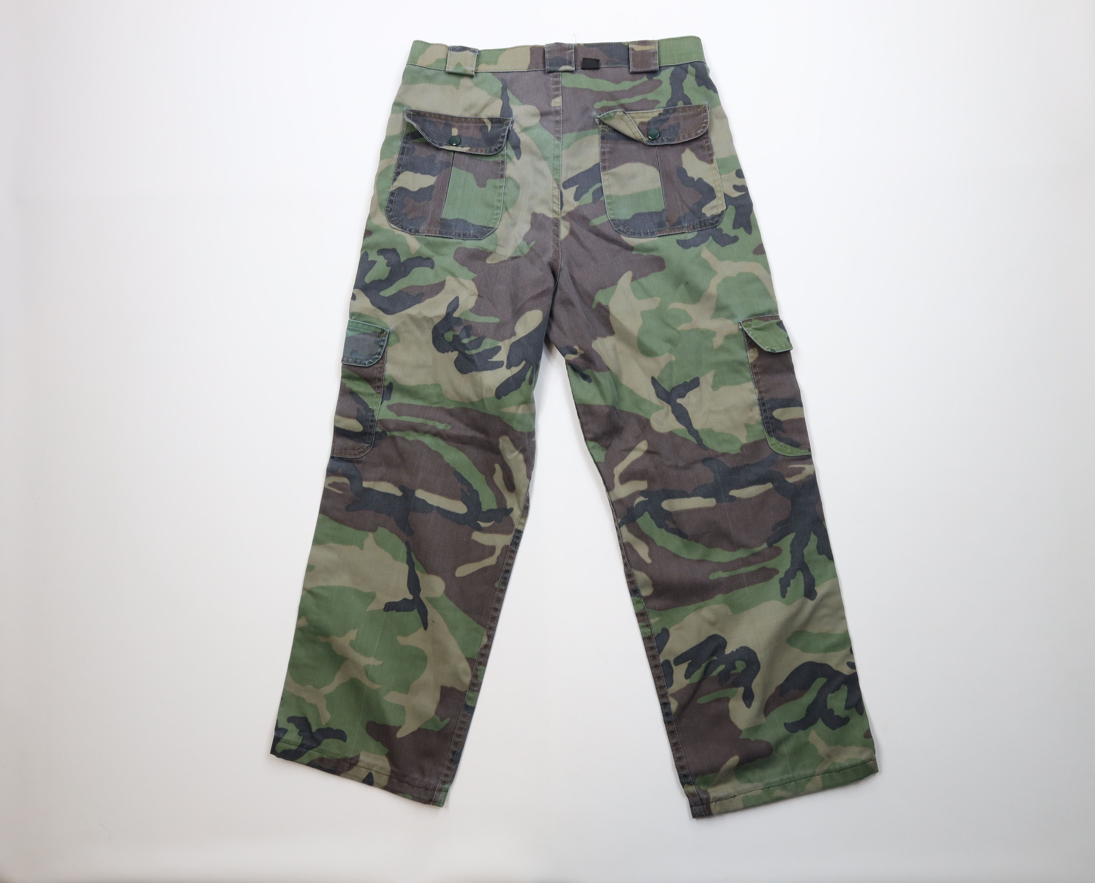 Vintage Vintage 70s 80s Streetwear Wide Leg Camouflage Utility Pants Size US 32 / EU 48 - 10 Thumbnail