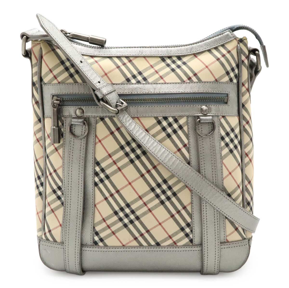Burberry Burberry Burberry Nova Check Canvas Shoulder Bag Canvas Shoulder Bag Size ONE SIZE - 1 Thumbnail