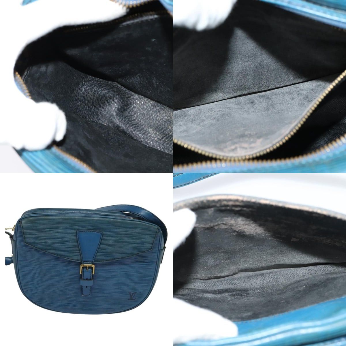 Louis Vuitton LOUIS VUITTON Epi June Feuille Shoulder Bag Blue M52155 Size ONE SIZE - 10 Thumbnail