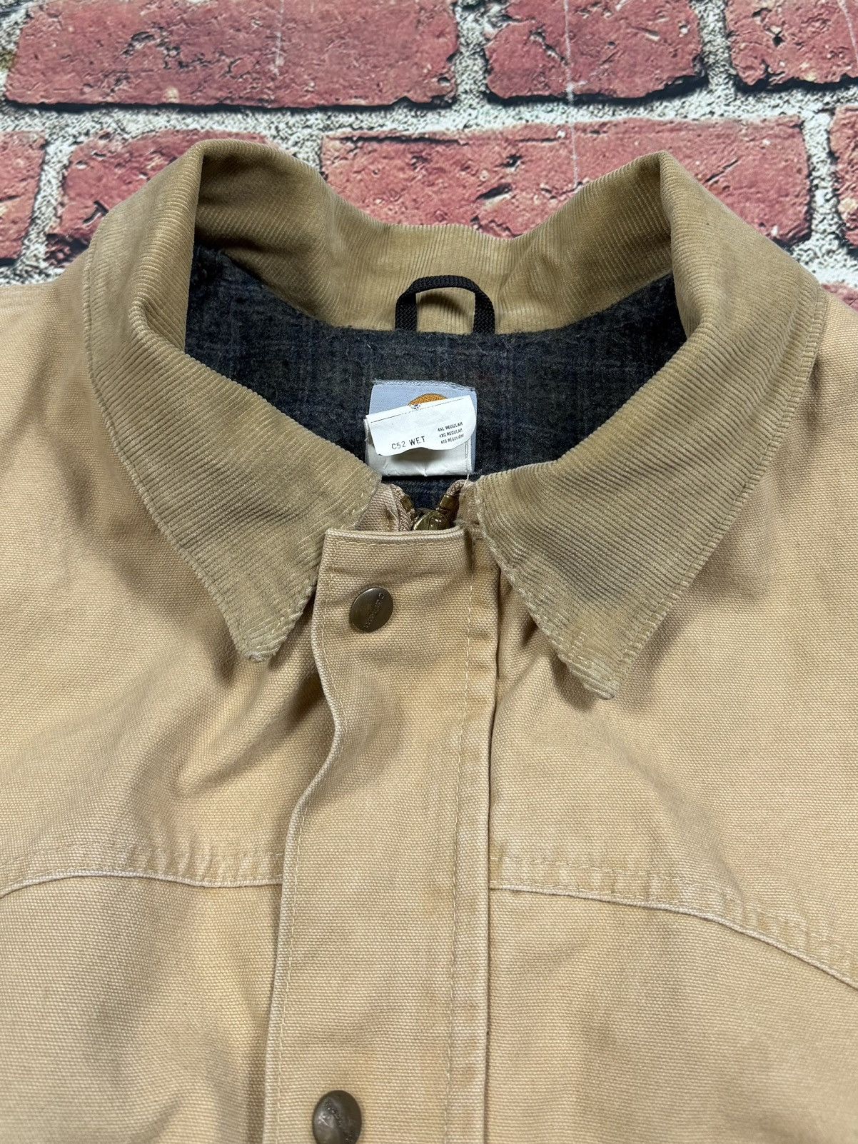 Carhartt Vintage Carhartt C52 4XL Ranch Blanket Lined Chore Jacket Size US XXL / EU 58 / 5 - 6 Thumbnail