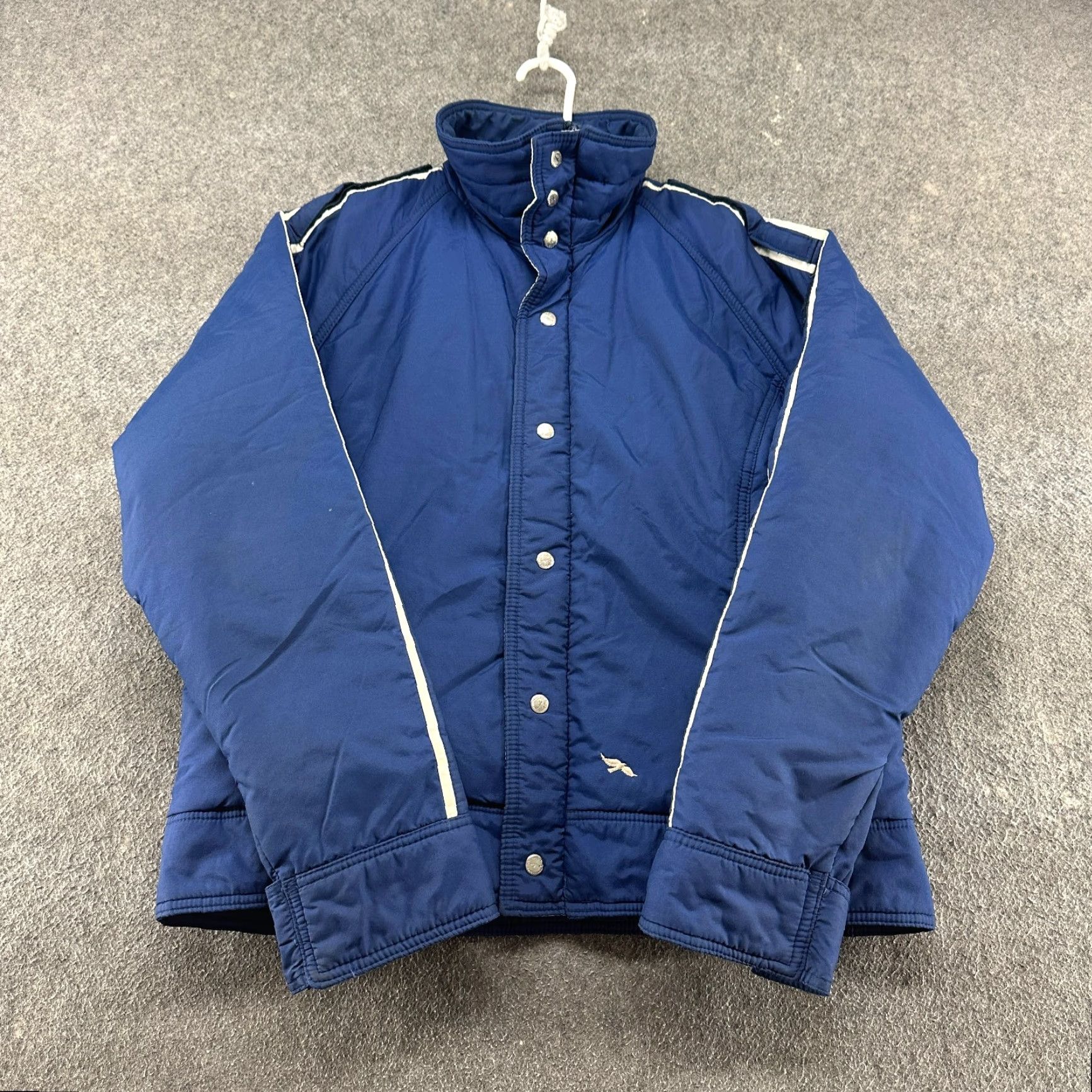 Vintage VINTAGE Powder Gear Jacket Mens XL Blue Parka Puffer Quilted Lined Down 90s Size US XL / EU 56 / 4 - 2 Thumbnail