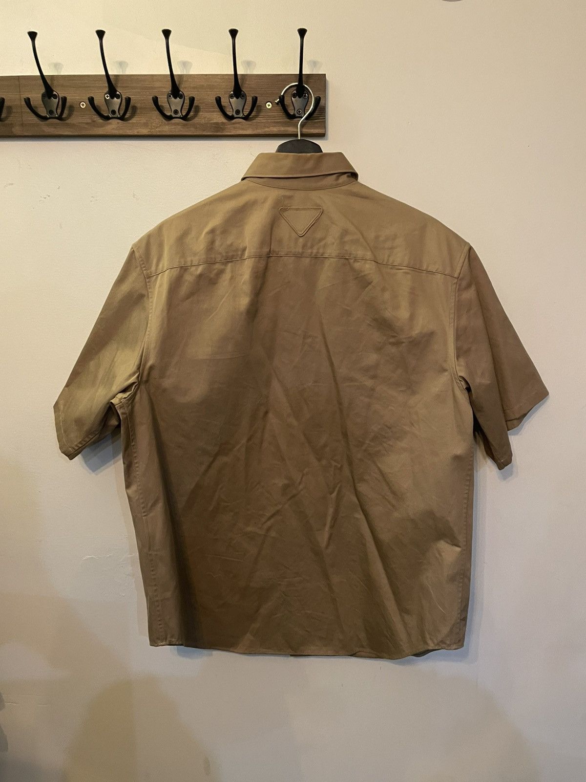 Prada PRADA CARGO LOGO SHORT SLEEVE BUTTON UP Size US M / EU 48-50 / 2 - 2 Thumbnail
