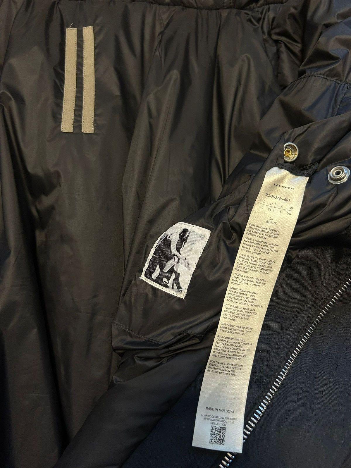 Rick Owens Drkshdw Rick Owens DRKSHDW hooded bomber jacket Size US L / EU 52-54 / 3 - 8 Thumbnail