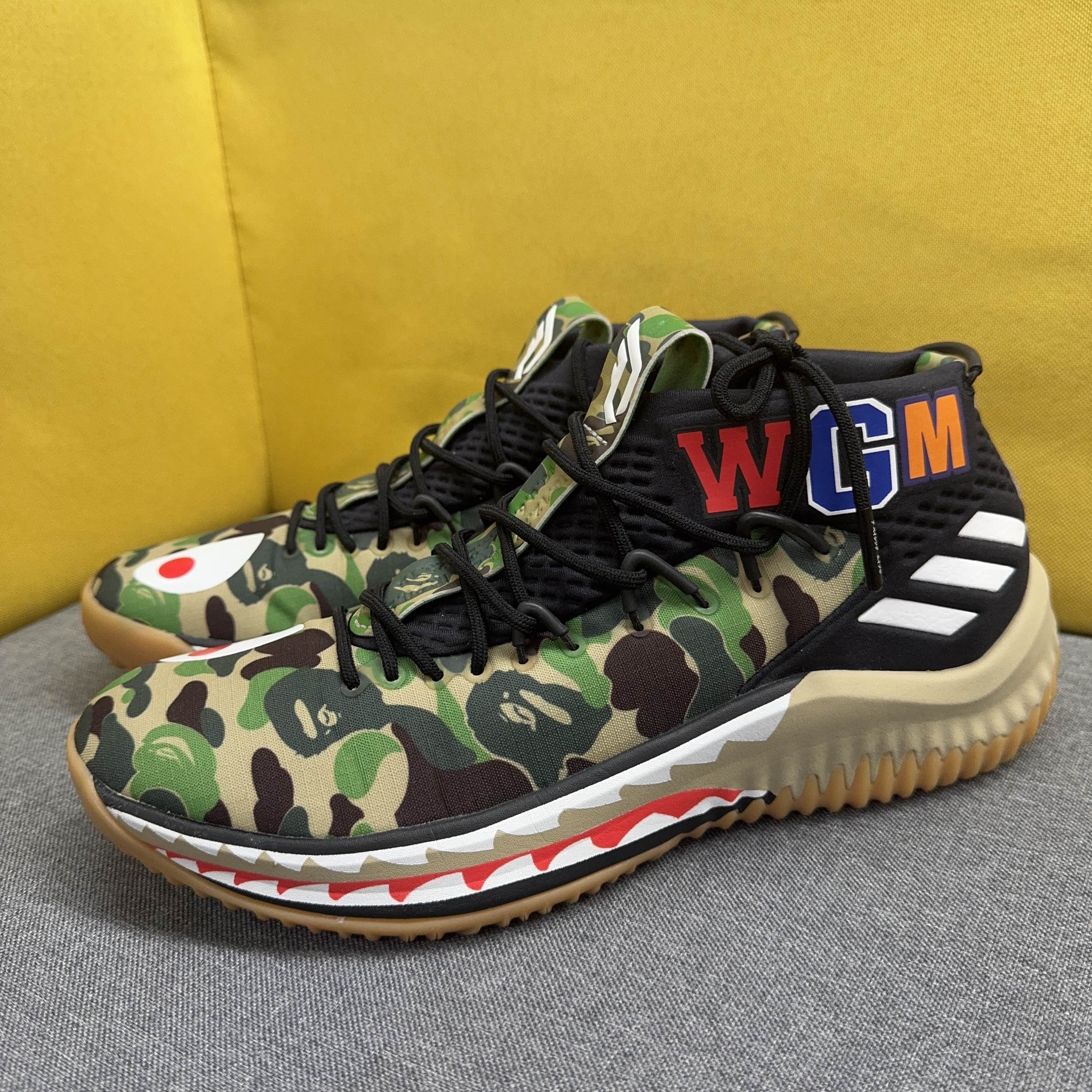 Adidas × Bape A BATHING APE x adidas Camo D Lillard 4 Sneakers US 8.5 Size US 9 / EU 42 - 1 Thumbnail