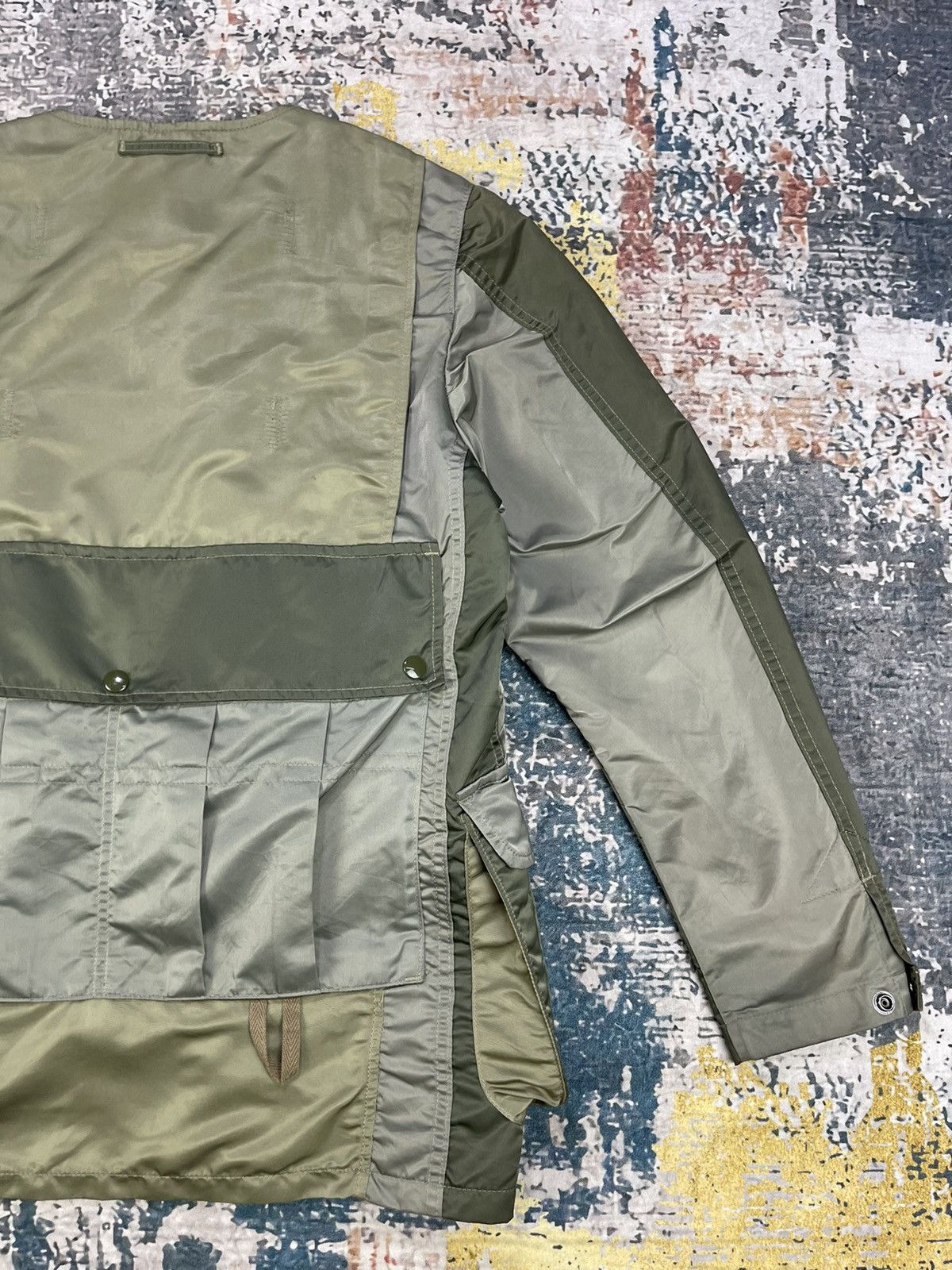 Vintage SEVESKIG Upcycle Rebear Military Jackets Size US M / EU 48-50 / 2 - 7 Thumbnail