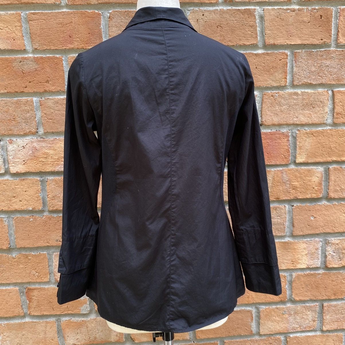Trunk Ltd TRUNK Black Long-Sleeve Collared Shirt Size XS / US 0-2 / IT 36-38 - 3 Thumbnail