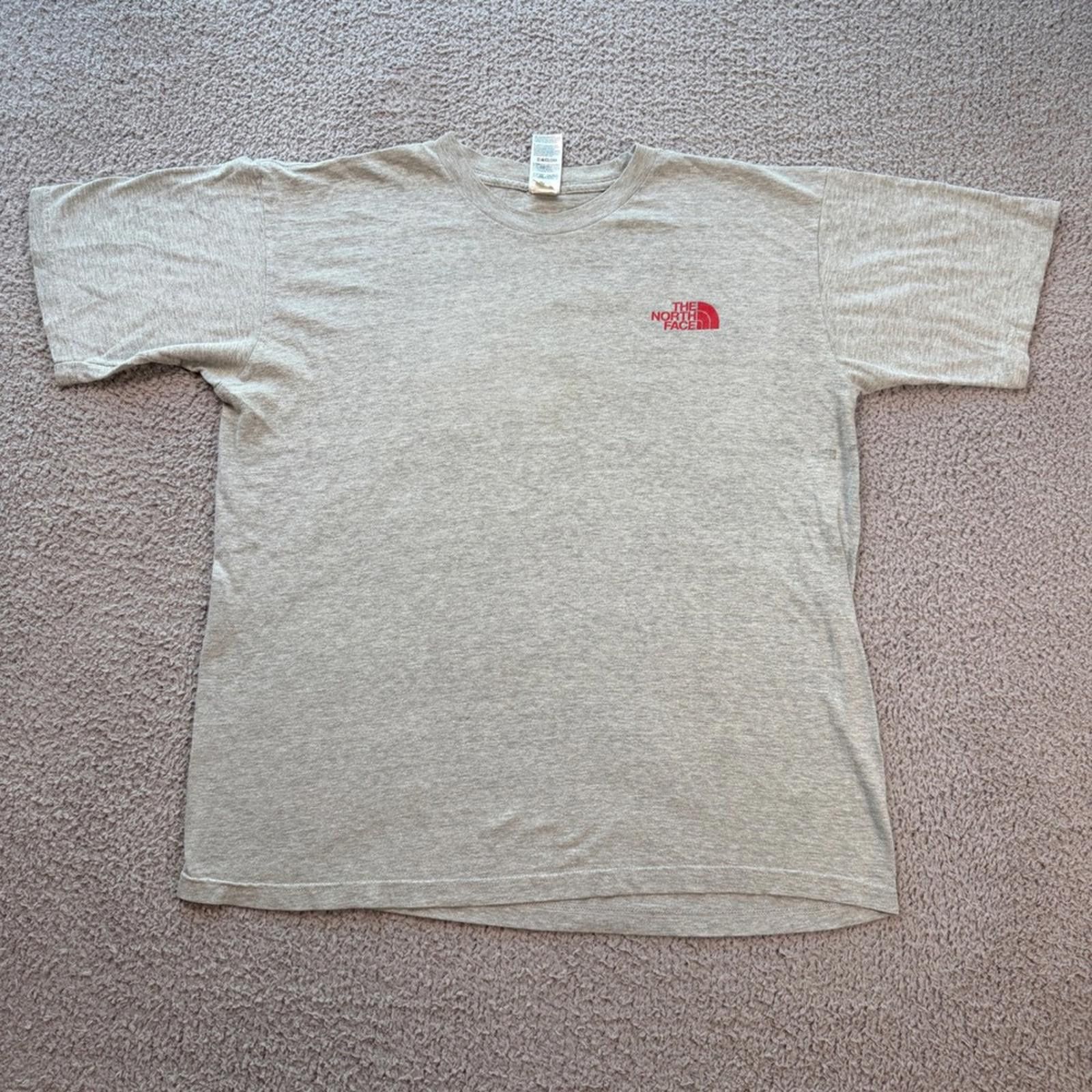 The North Face The North Face Mens Red Box Logo Graphic T-Shirt Grey L Size US L / EU 52-54 / 3 - 2 Thumbnail