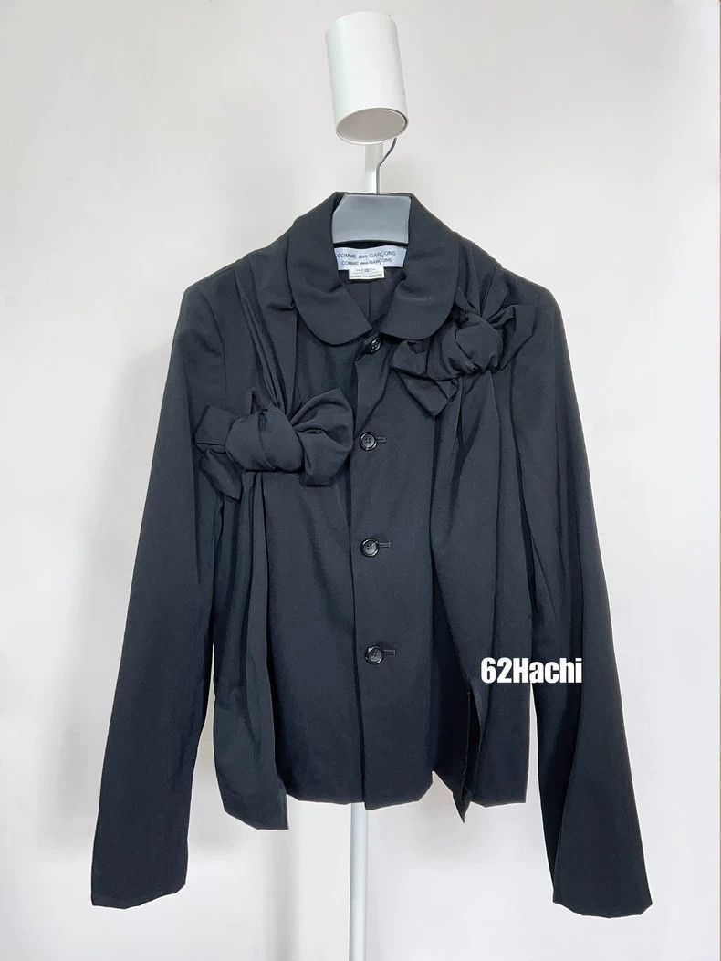 Comme des Garcons Comme Des Garcons Wool bow-tie suit jacket Size S / US 4 / IT 40 - 2 Thumbnail