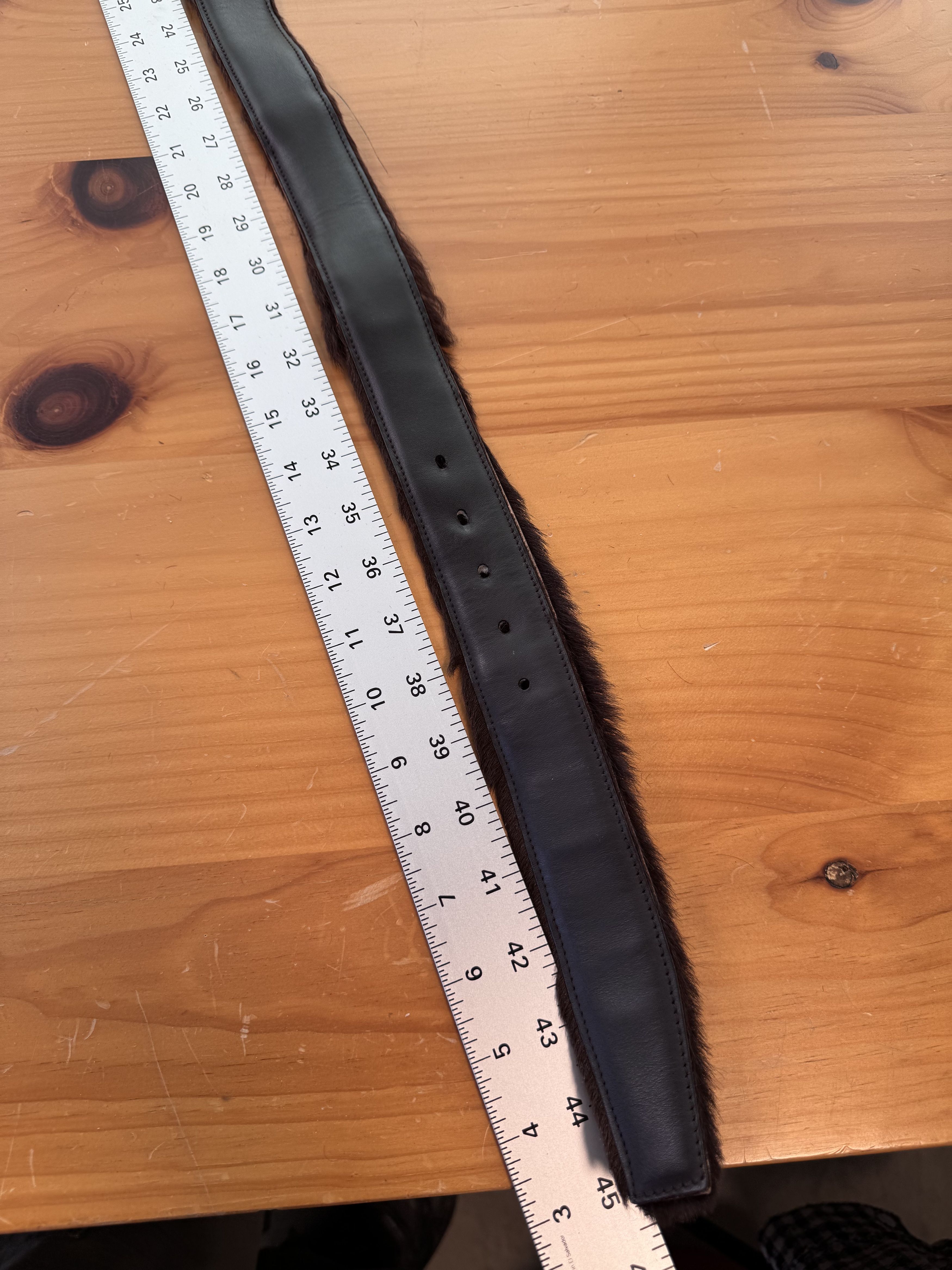 Prada Prada FW 17 Runway Fur Belt Size 32 - 16 Thumbnail