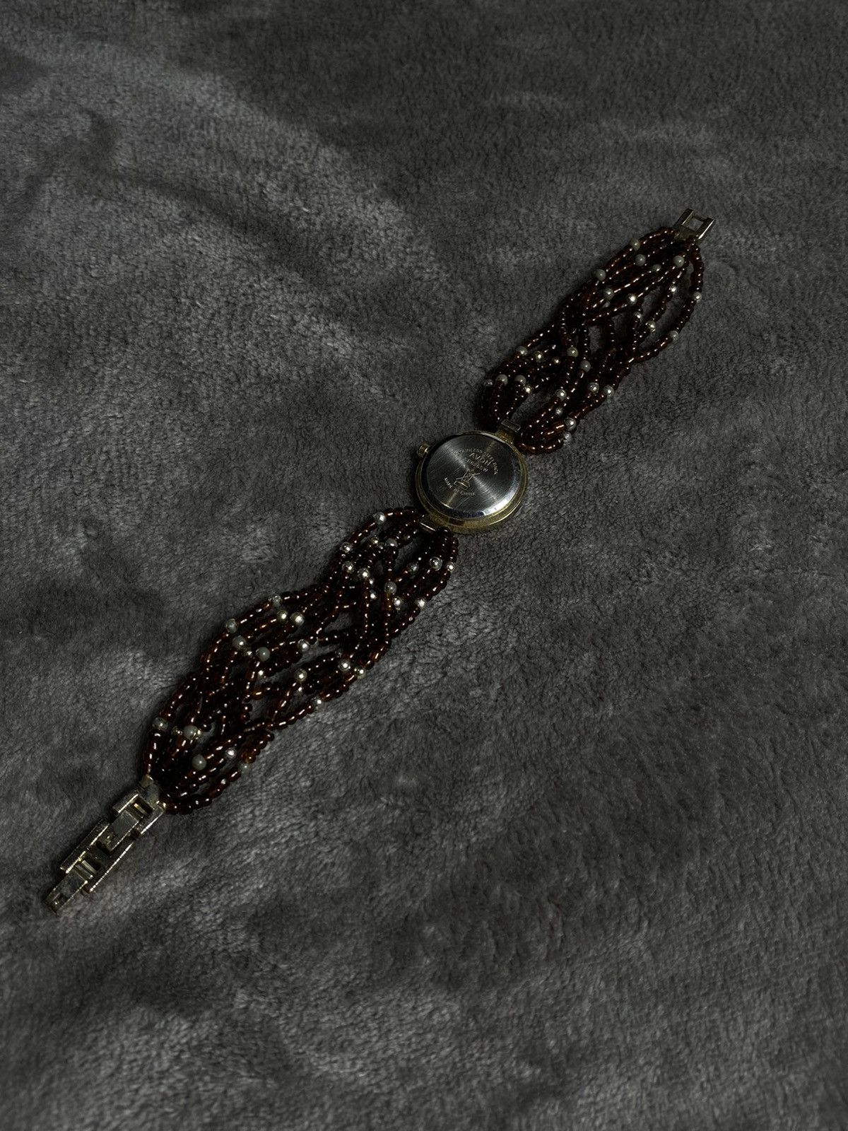 Japanese Brand × Vintage Futuristic Vintage Japan Beaded Bracelet Watch - Work 100% Size ONE SIZE - 5 Thumbnail