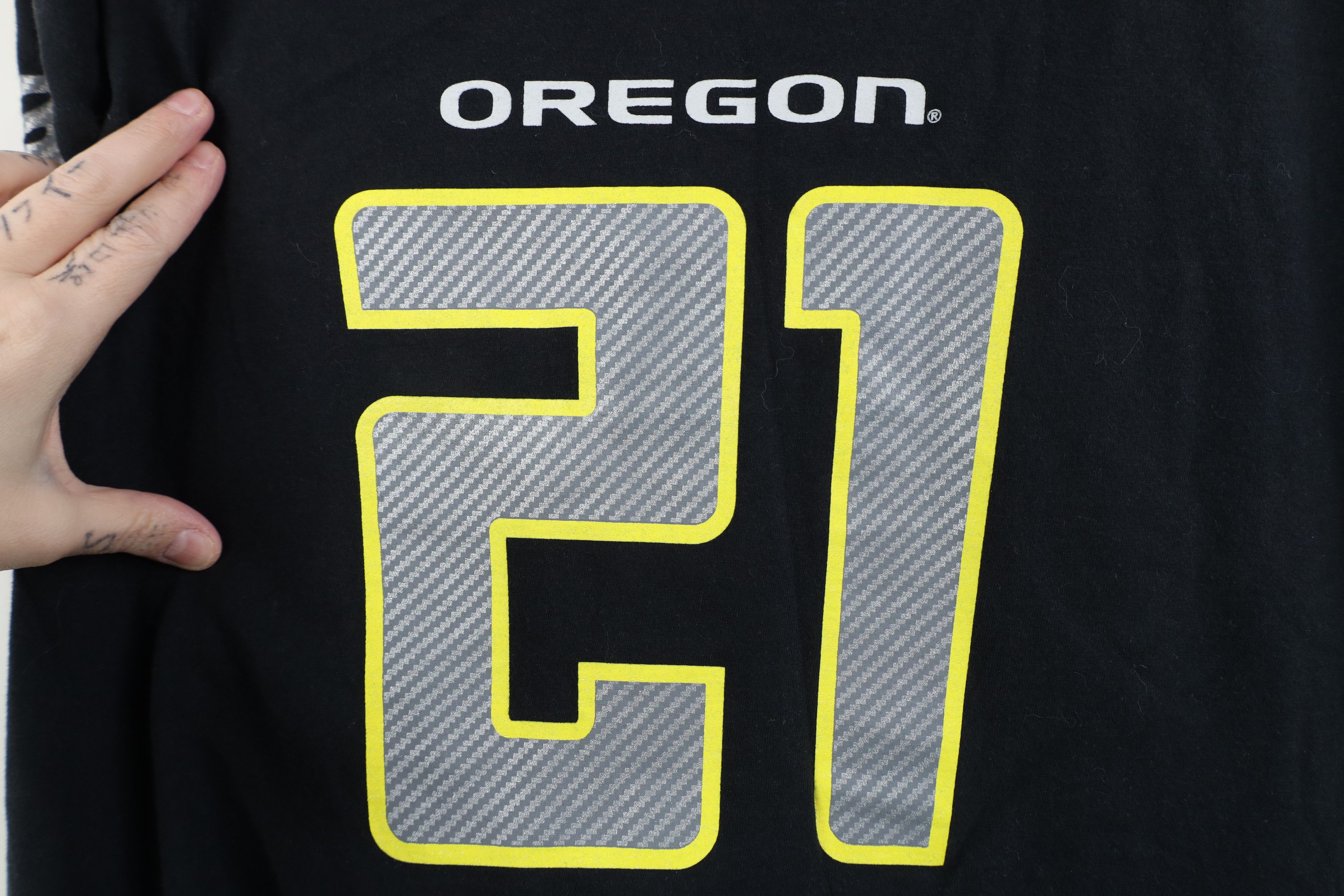 Nike Vintage Nike University of Oregon Football Jersey T-Shirt Size US XXL / EU 58 / 5 - 5 Thumbnail