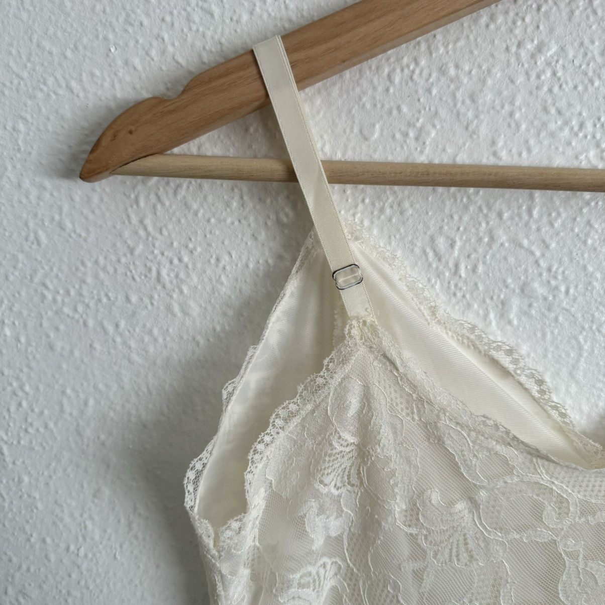Vintage VANITY FAIR Vintage 50s White Lace Slip Petticoat Dress Size S / US 4 / IT 40 - 8 Thumbnail