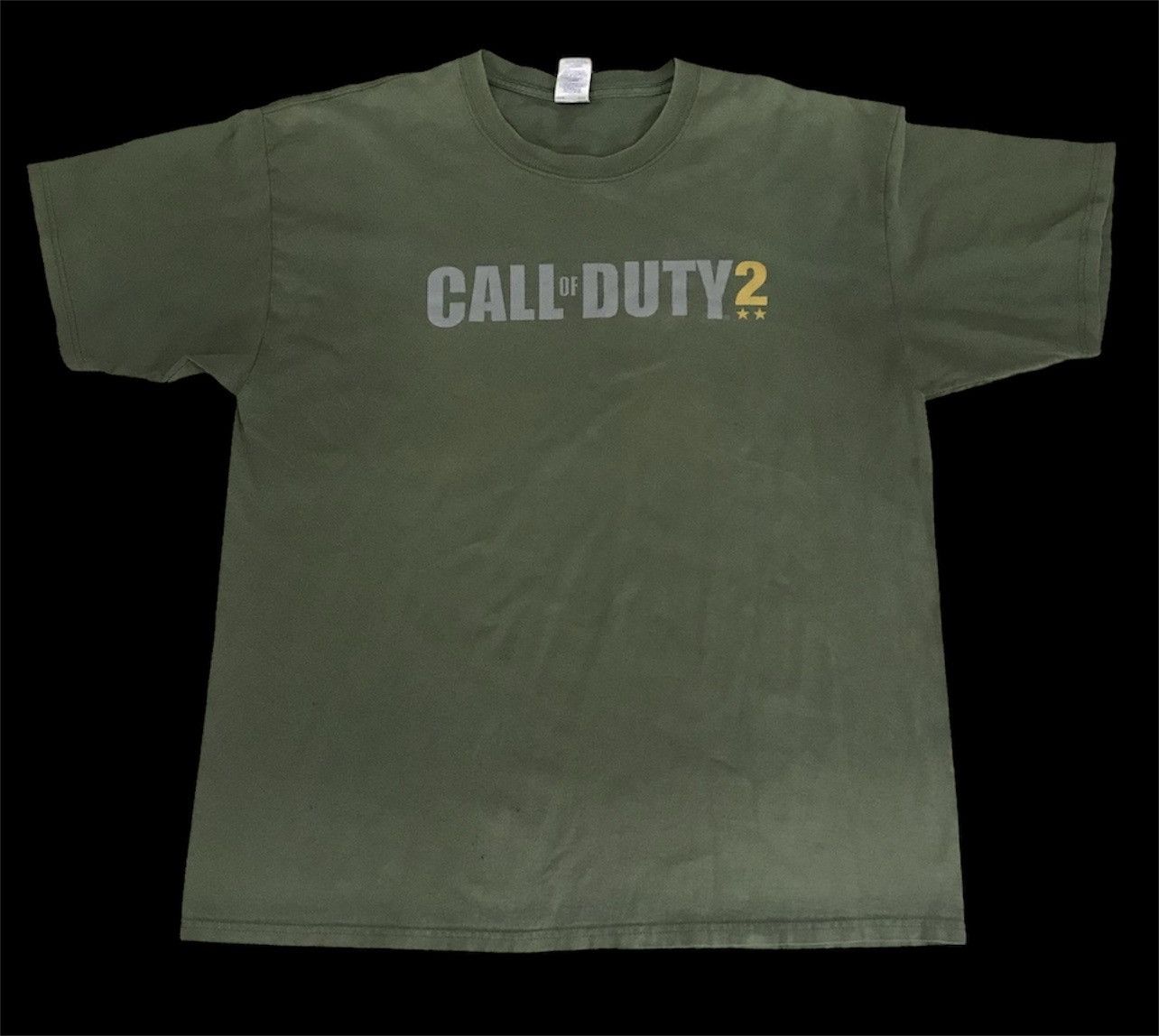 Playstation Vintage Y2K Call of Duty 2 GameStop Promo Tee Faded XL Size US XL / EU 56 / 4 - 2 Thumbnail