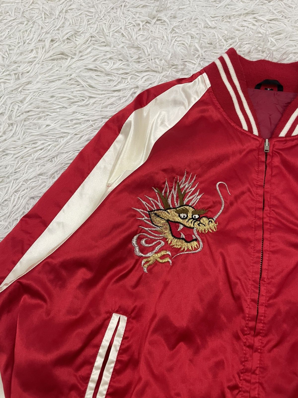 Japanese Brand Japan Dragon Embroidered Sukajan Jacket Size US L / EU 52-54 / 3 - 4 Thumbnail
