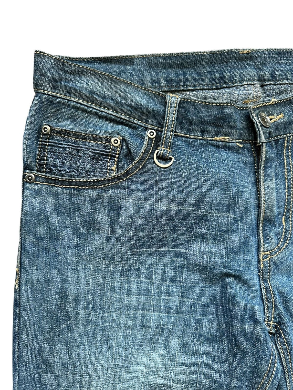 semanticdesign 2013FW Semanticdesign - jrock sashiko skull jeans Size US 32 / EU 48 - 5 Thumbnail