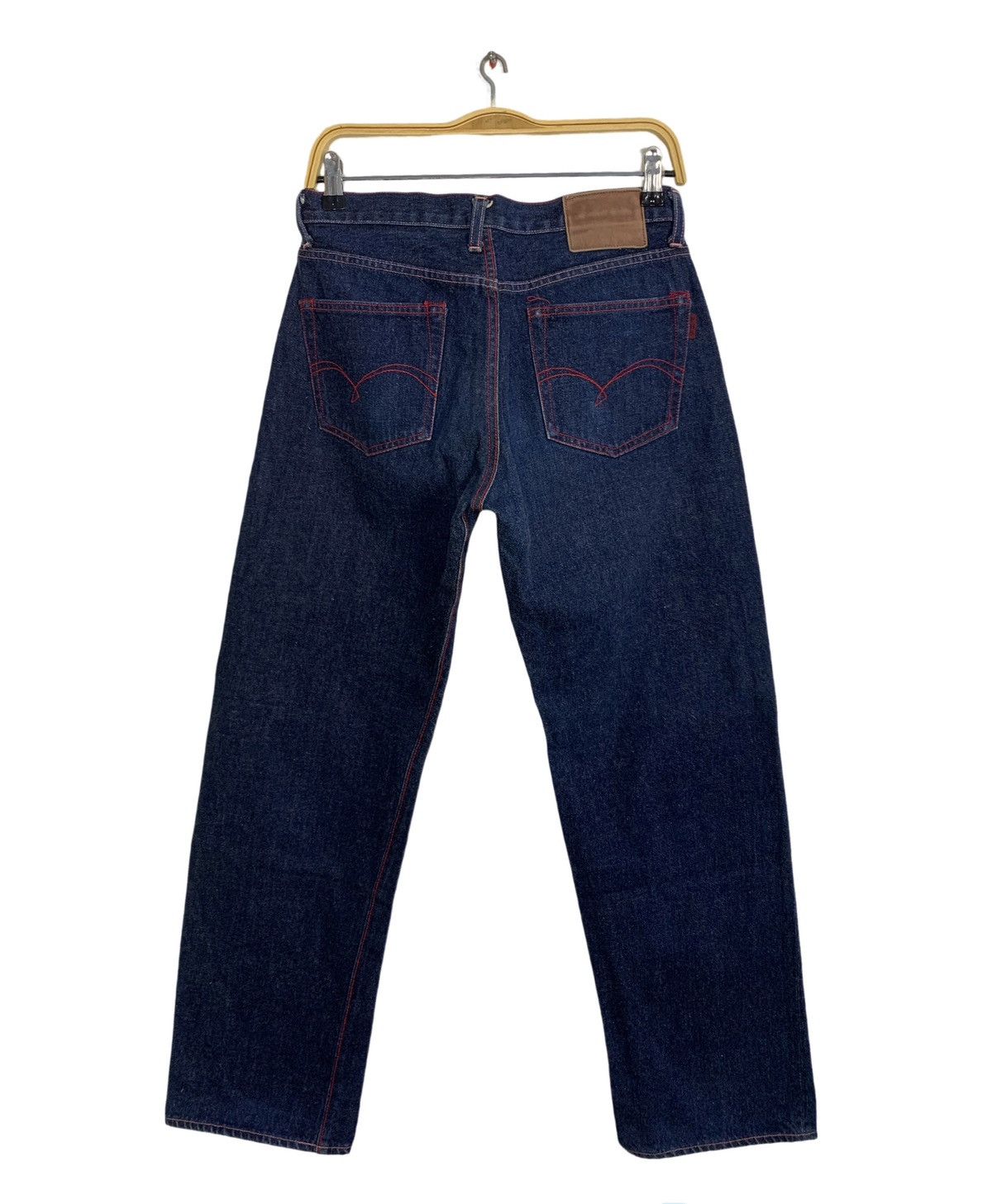 Japanese Brand Rare Selvedge Denim Pig Hip Store Dark Indigo Jeans Size US 29 - 1 Thumbnail