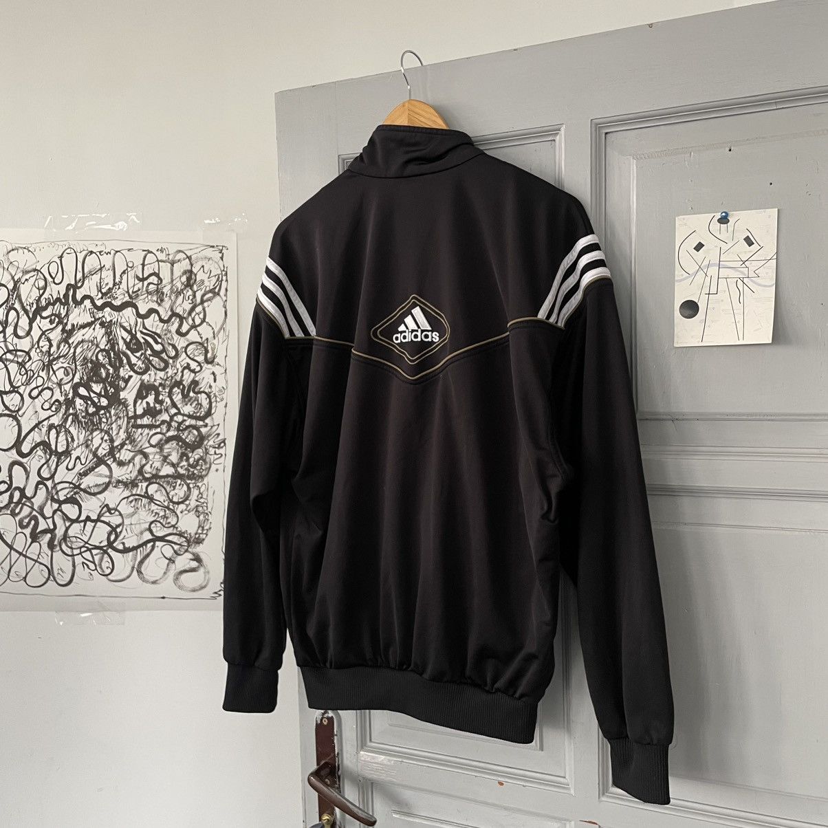 Adidas Vintage 00’s Adidas Tracksuit jacket streetwear Y2k Size US L / EU 52-54 / 3 - 5 Thumbnail