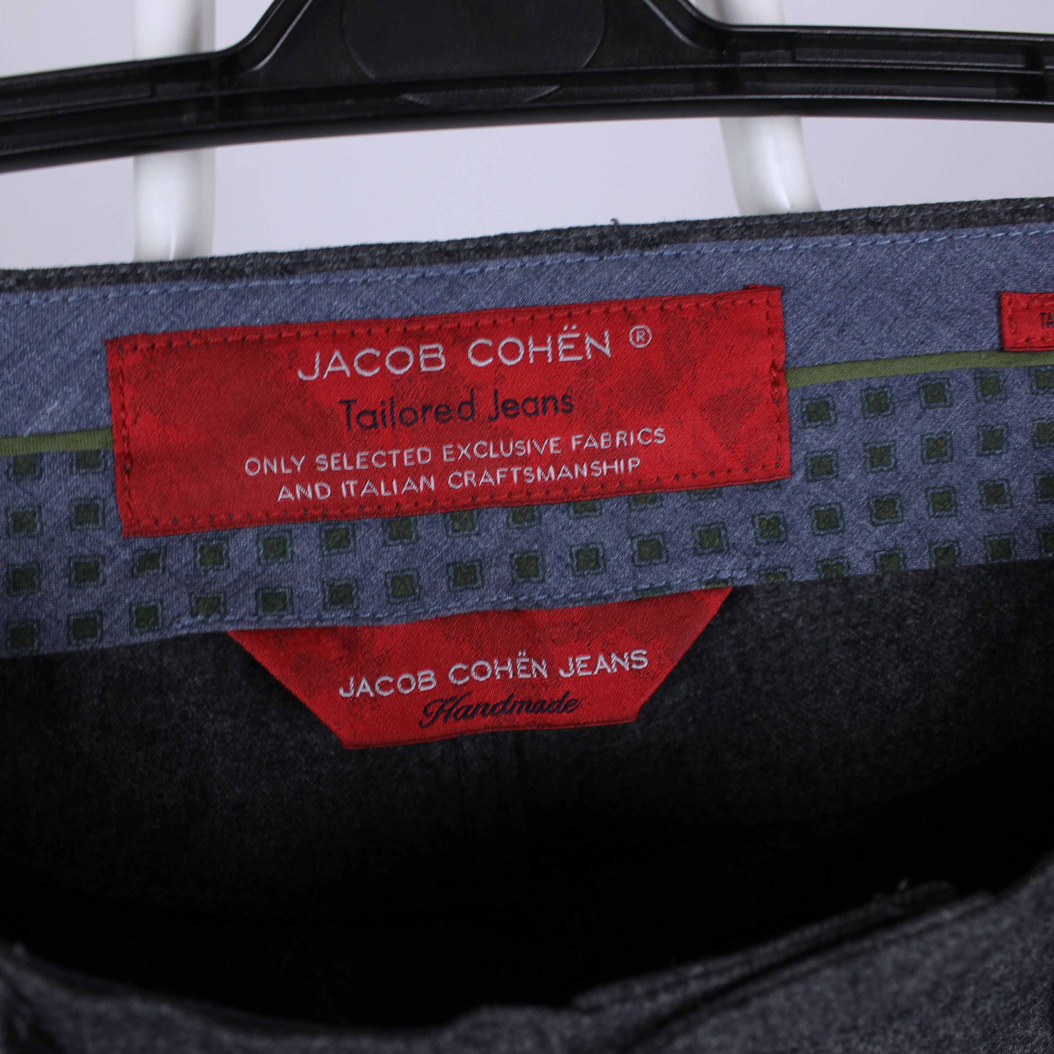 Jacob Cohen Jacob Cohen lana wool cashmere gray pants men XS S Size US 30 / EU 46 - 3 Thumbnail