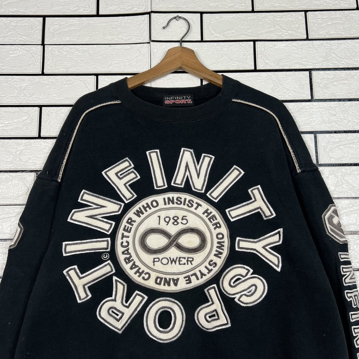 Japanese Brand Vintage INFINTY SPORT Embroidery Logo Sweatshirt #3969-C181 Size US XXL / EU 58 / 5 - 2 Thumbnail