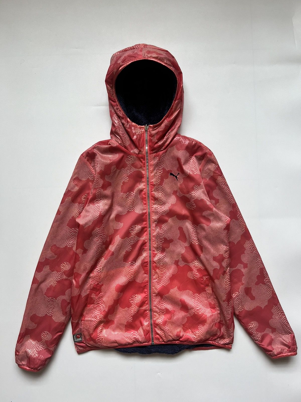 Puma Vintage Puma Jacket Reversible Fleece Deep Pile Size US L / EU 52-54 / 3 - 1 Thumbnail