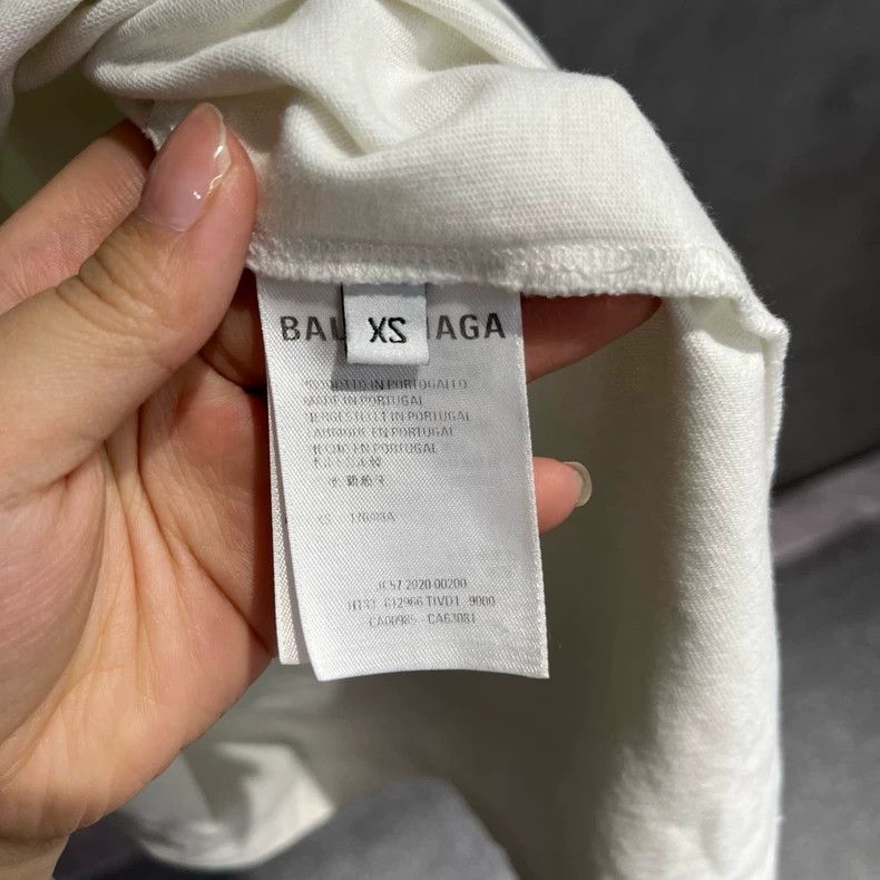 Balenciaga Balenciaga White round neck short sleeve T-shirt Size US XS / EU 42 / 0 - 3 Thumbnail