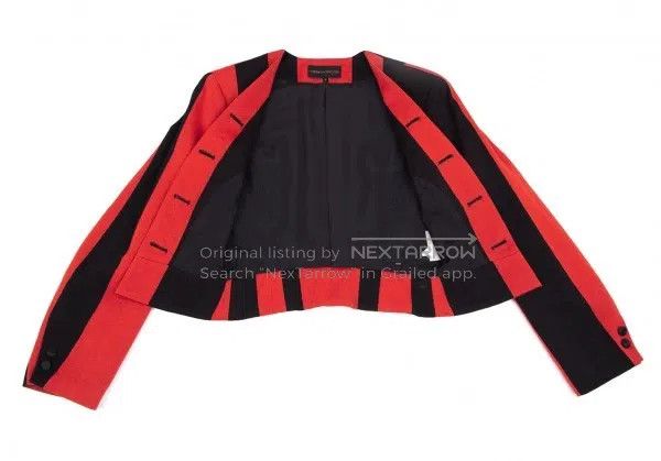 Comme des Garcons Comme Des Garcons Vertical-striped wool coat Size M / US 6-8 / IT 42-44 - 6 Thumbnail