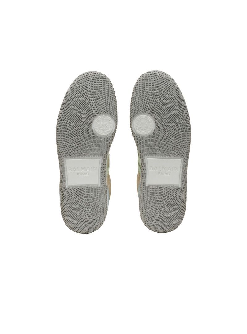 Balmain o1s1wg111225 Leather Swan Sneakers in Multicolor Size US 7 / IT 37 - 4 Thumbnail