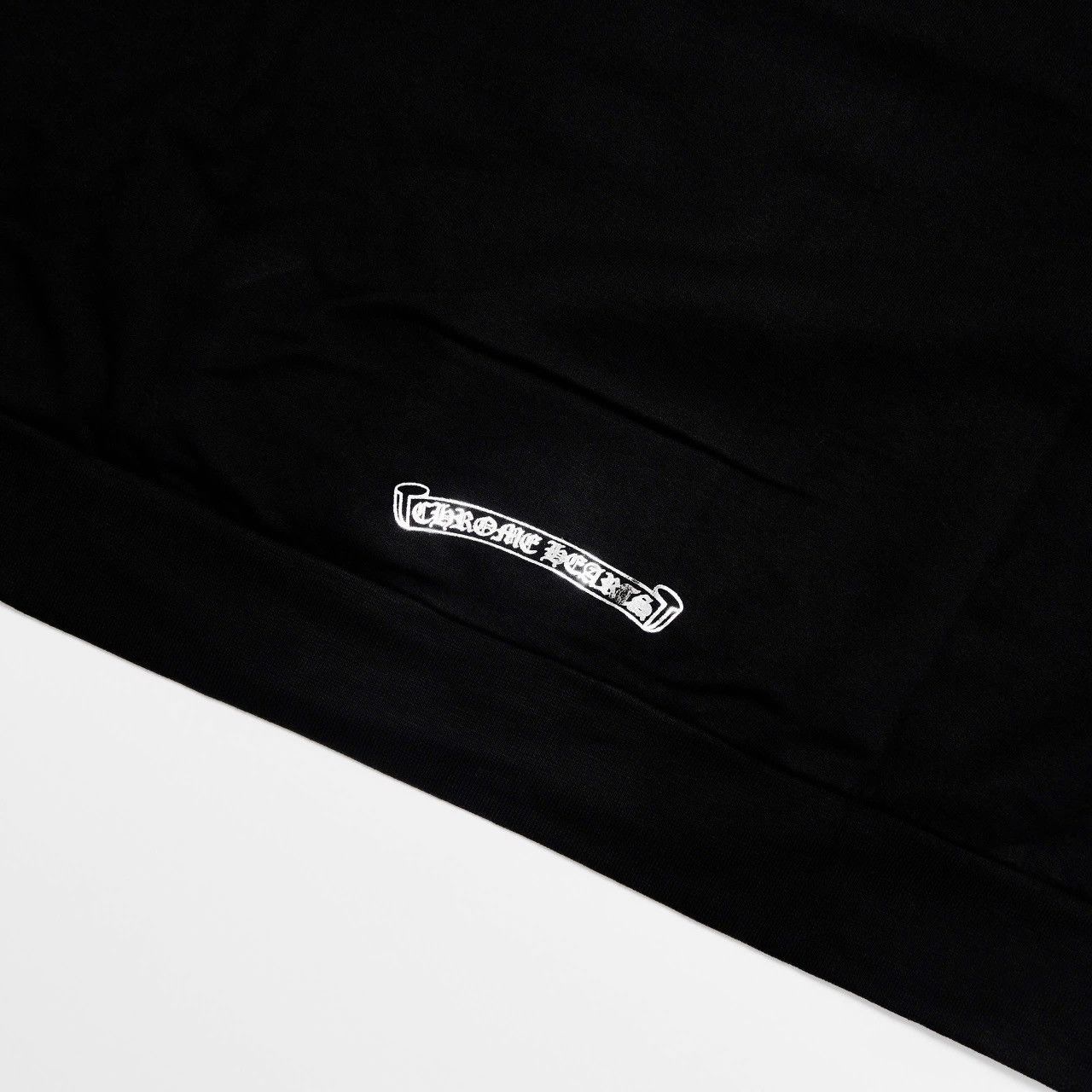 Chrome Hearts CHROME HEARTS 1988 VERTICAL LOGO SILVER HOODIE BLACK Size US XL / EU 56 / 4 - 7 Thumbnail