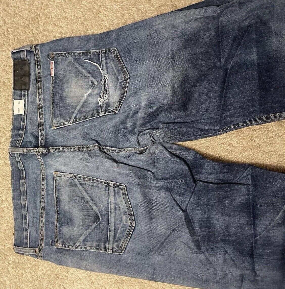 Hudson × Vintage Hudson Byron Straight Jeans Men’s Blue Medium-Dark Size US 36 / EU 52 - 6 Thumbnail