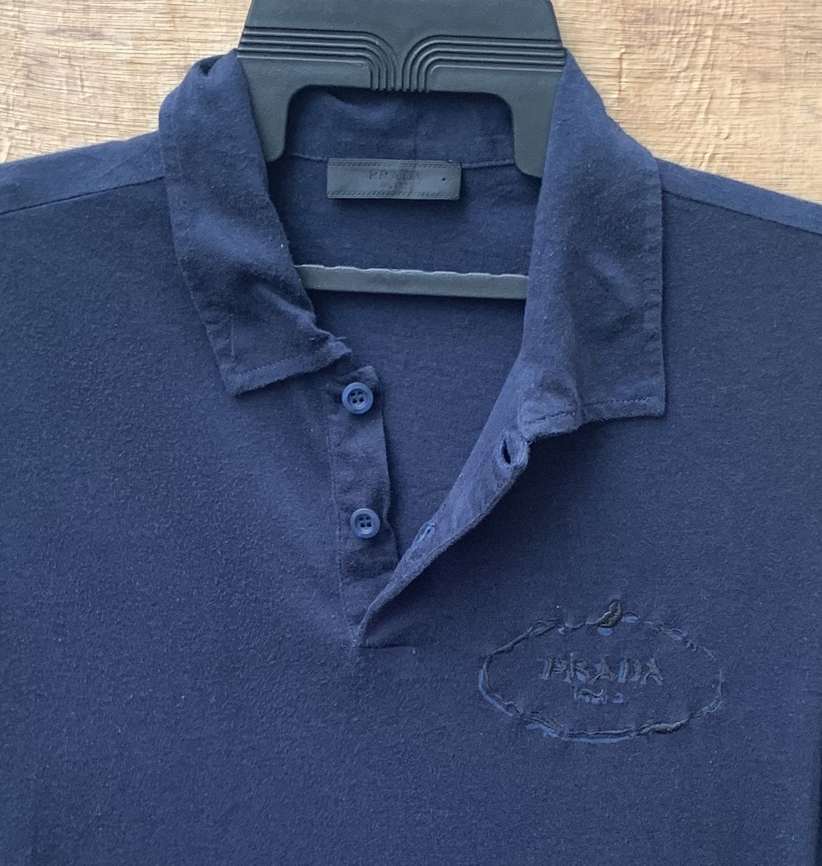 Prada Prada Milano Embroidered Polo Shirt Size US S / EU 44-46 / 1 - 14 Thumbnail