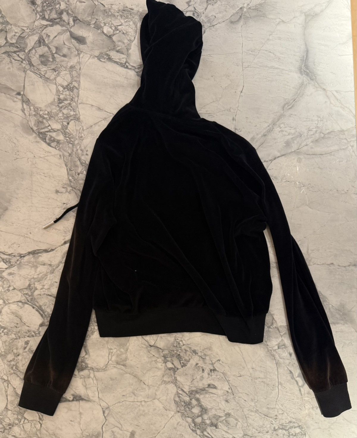 Acne Studios Acne Studios Black Faro velour hoodie Size US M / EU 48-50 / 2 - 3 Thumbnail